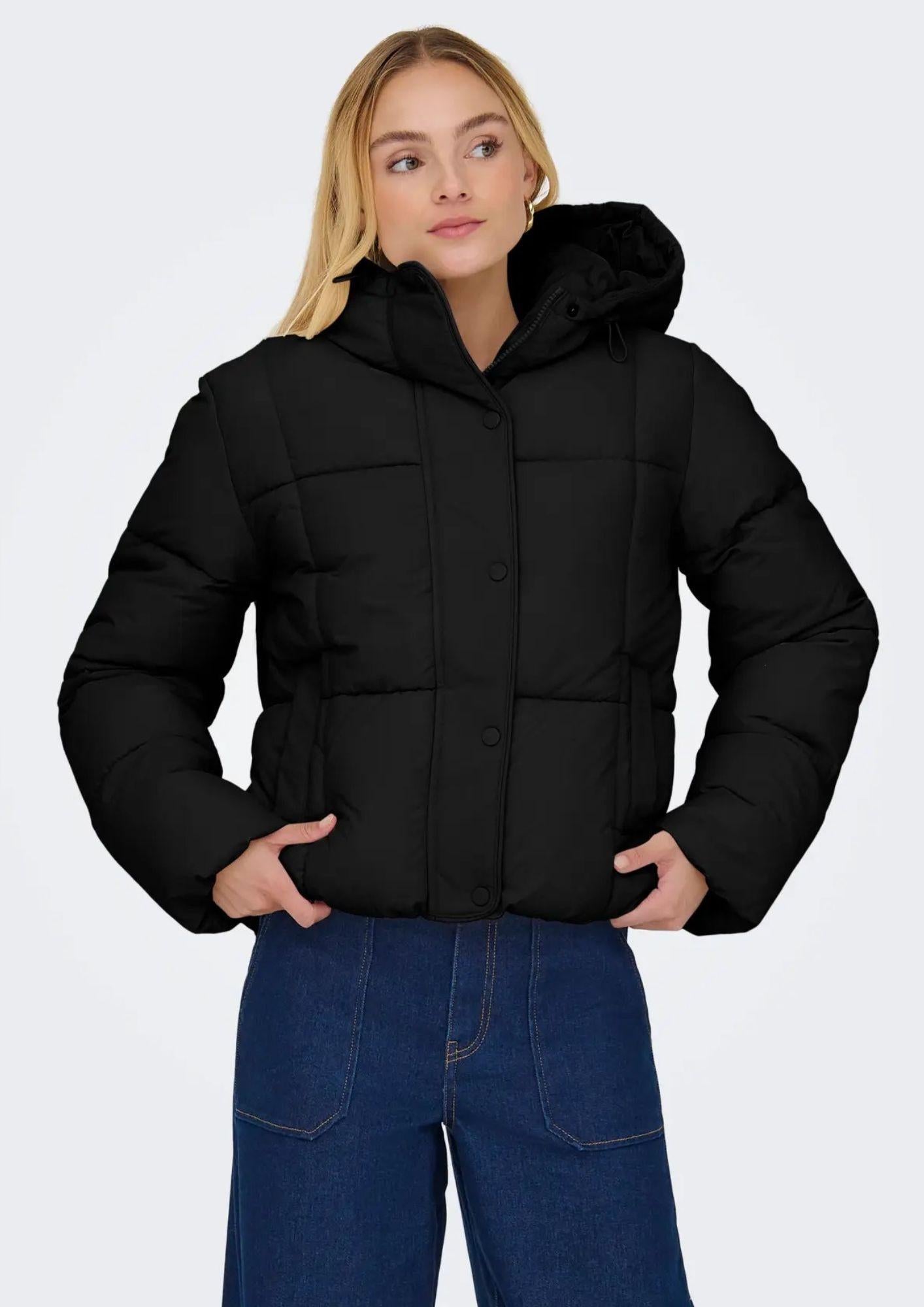 Jacqueline De Yong Giacca Invernale Donna Wonder Nera 15353998 Black JACQUELINE DE YONG
