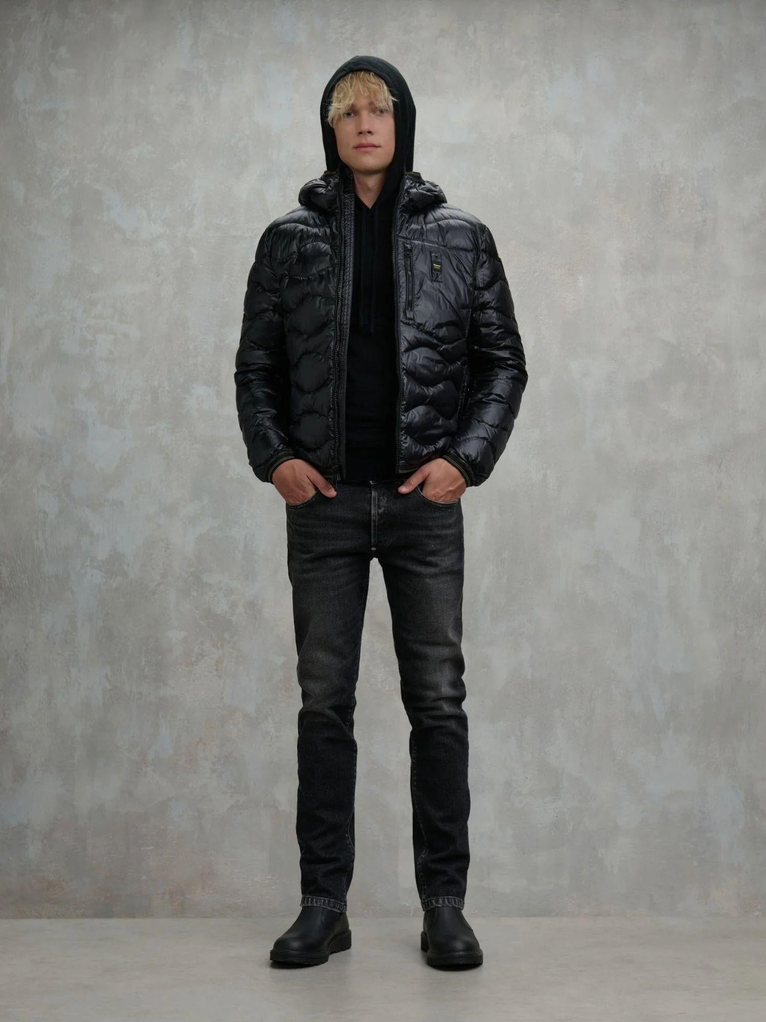 Blauer Piumino Uomo Wave Nero BLUC03074 6355 999 BLAUER