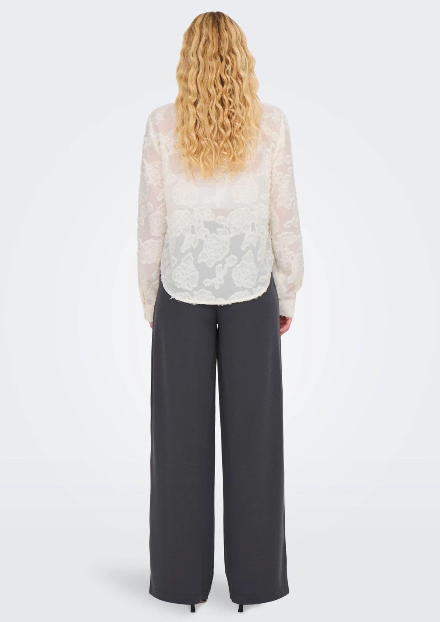 Jacqueline De Yong Camicia Donna Maya Bianca 15332572 Cloud Dancer JACQUELINE DE YONG