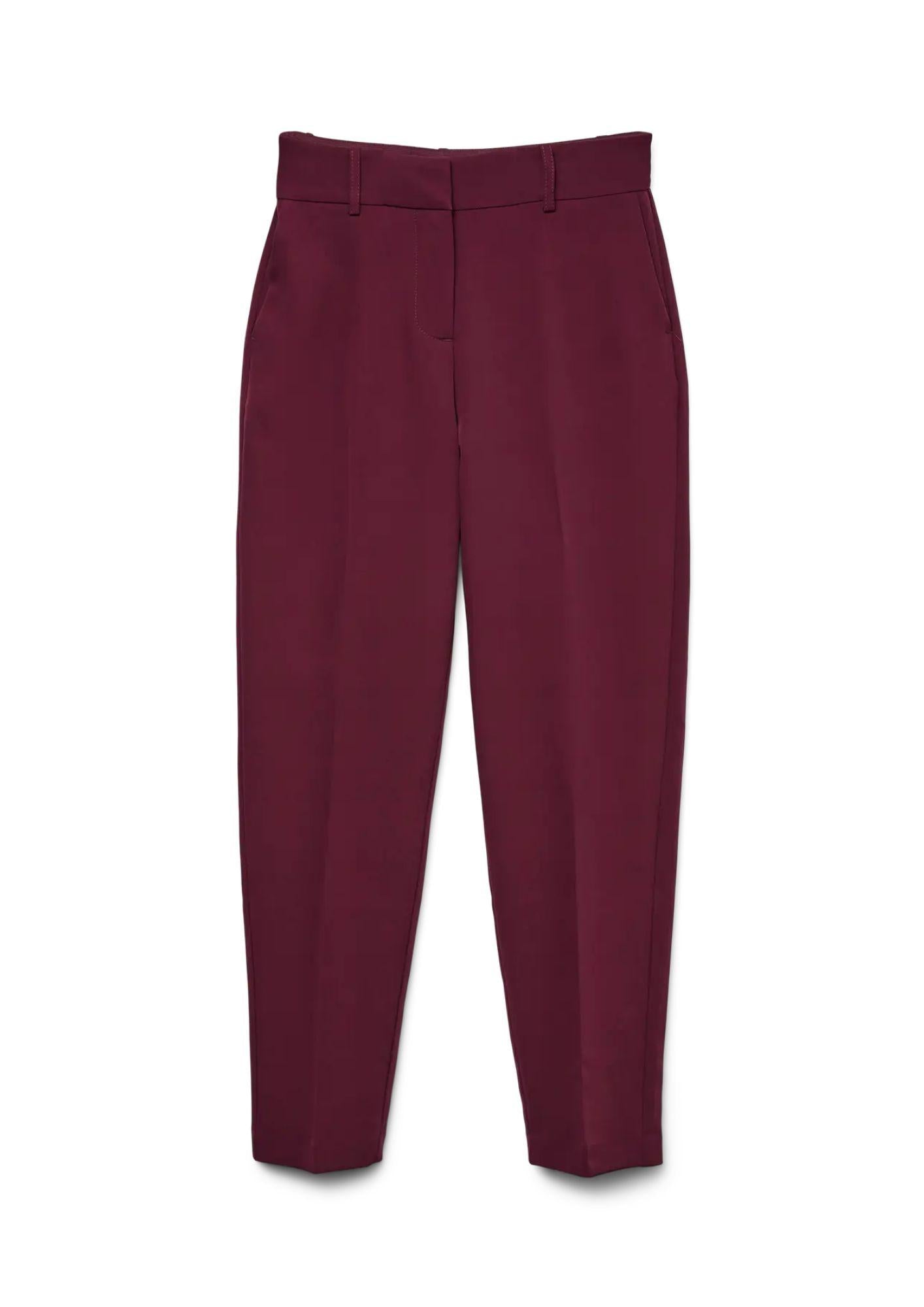 Vero Moda Pantalone Donna Gloria Bordeaux 10330946 Winetasting VERO MODA