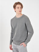Yes Zee Maglia Girocollo Uomo Grigio chiaro M805 HN00 0846 YES ZEE