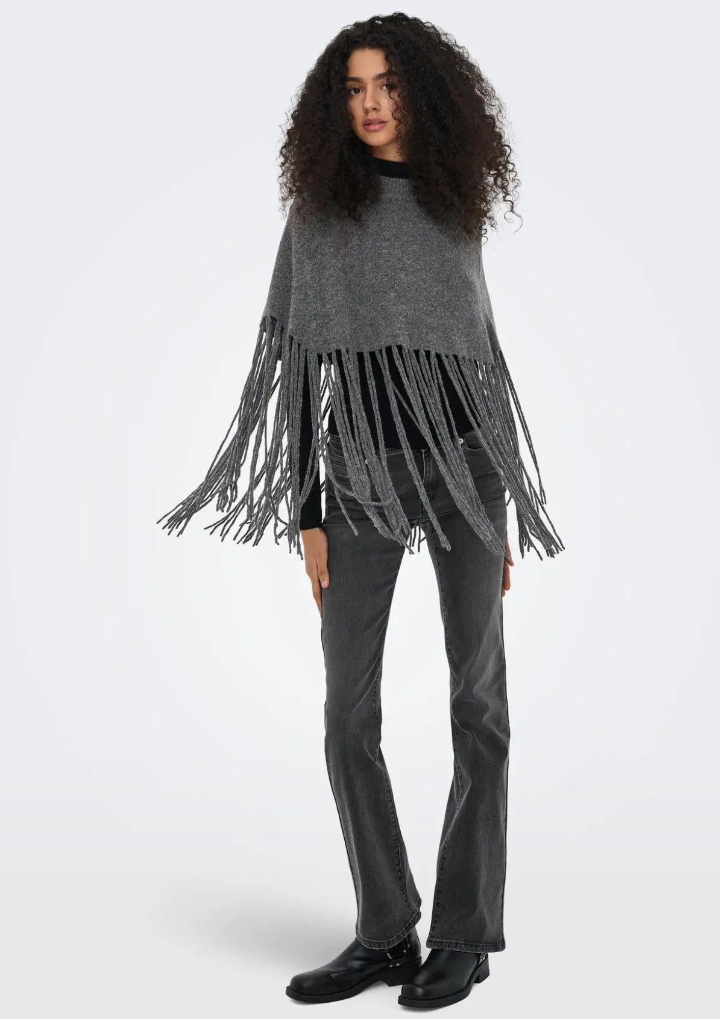 Jacqueline De Yong Bolero Donna Andrea Grigio Medio 15356040 Dark Grey Melange JACQUELINE DE YONG