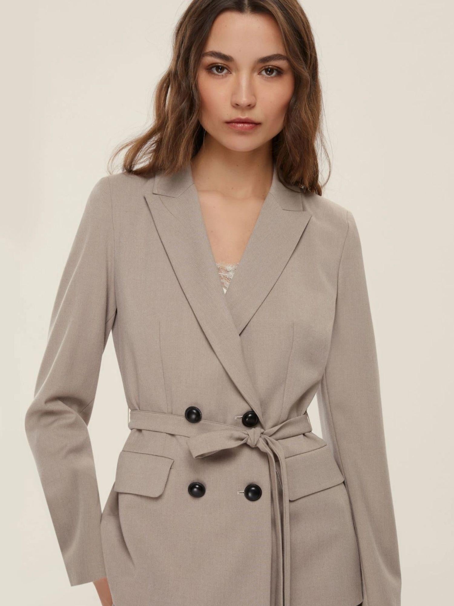 Emme Marella Giacca Donna Belford Beige 2525046161200 002 EMME MARELLA