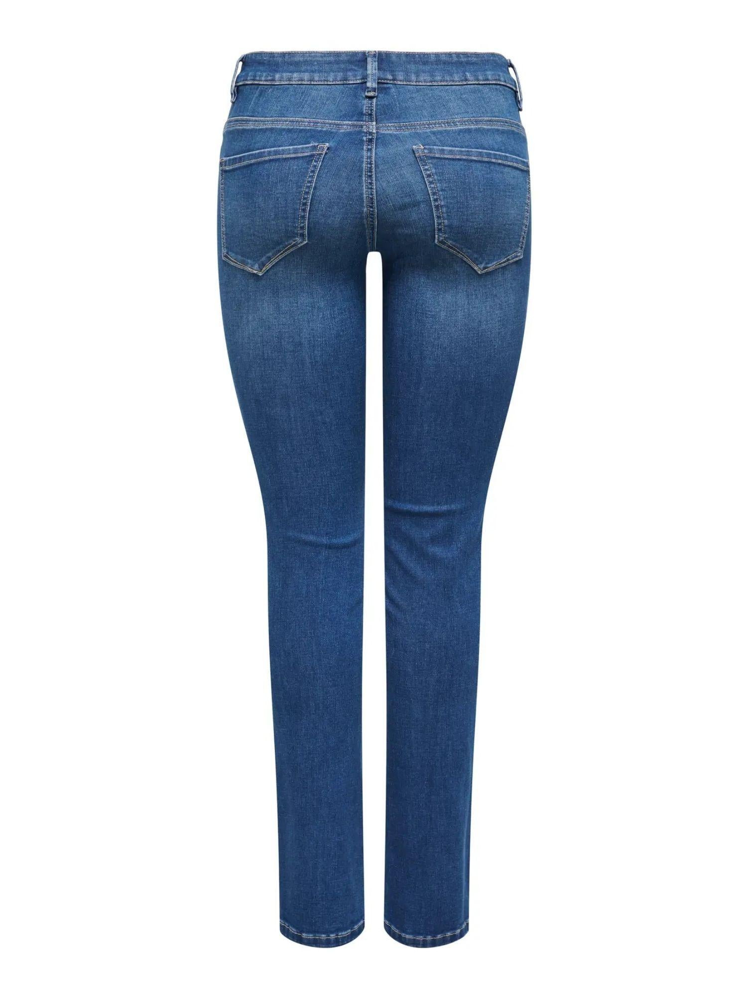 Only ONLSUI Jeans Slim Fit Donna Medium Blue Denim 15310674 Medium Blue Denim ONLY