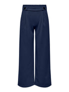 Jacqueline De Yong JDYGEGGO Wide Leg Fit Pantaloni a gamba larga Donna Black Iris 15208430 Black Iris BLACK BUTTONS JACQUELINE DE YONG