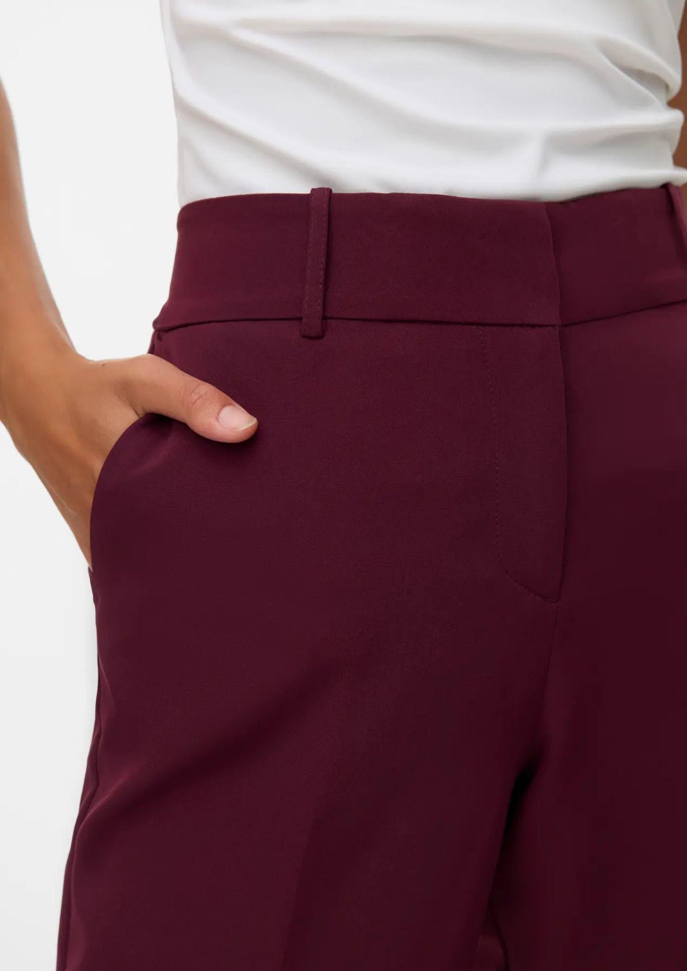 Vero Moda Pantalone Donna Gloria Bordeaux 10330946 Winetasting VERO MODA