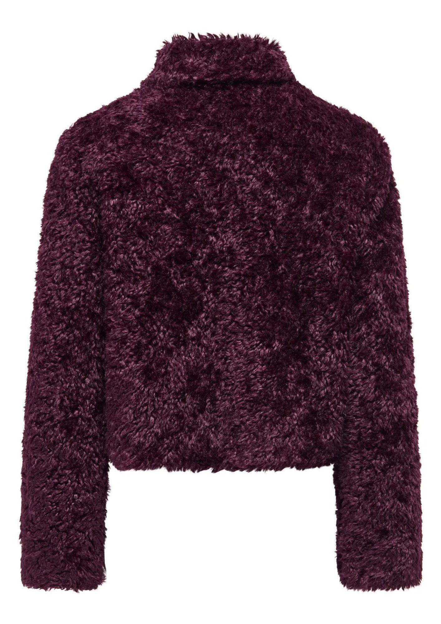 Only Giacca Teddy Donna Ginny Bordeaux 15352795 Mauve Wine ONLY