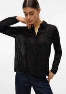 Vero Moda Camicia Donna Finola Nera 10332551 Black VERO MODA