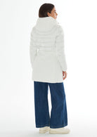 Yes Zee Cappotto Invernale Donna Avorio O003 M800 0157 YES ZEE
