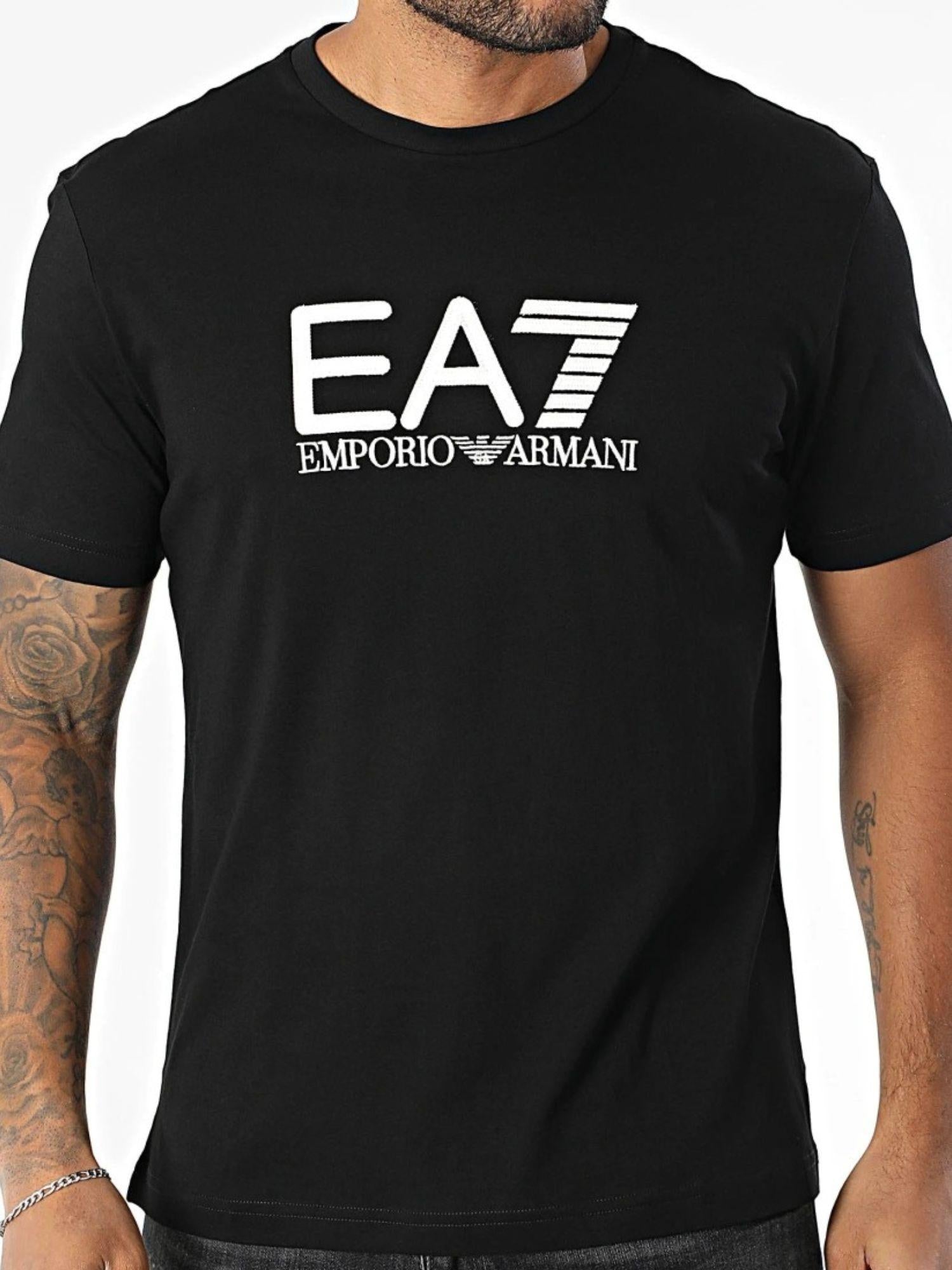 EA7 Emporio Armani T-Shirt Uomo Nero 7M000898 AF10375 MC317 EA7 EMPORIO ARMANI