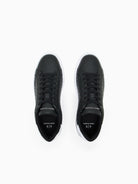 Armani Exchange Scarpe da ginnastica con lacci e logo in rilievo allover Uomo Nero XM000140 AF11916 MC011 ARMANI EXCHANGE