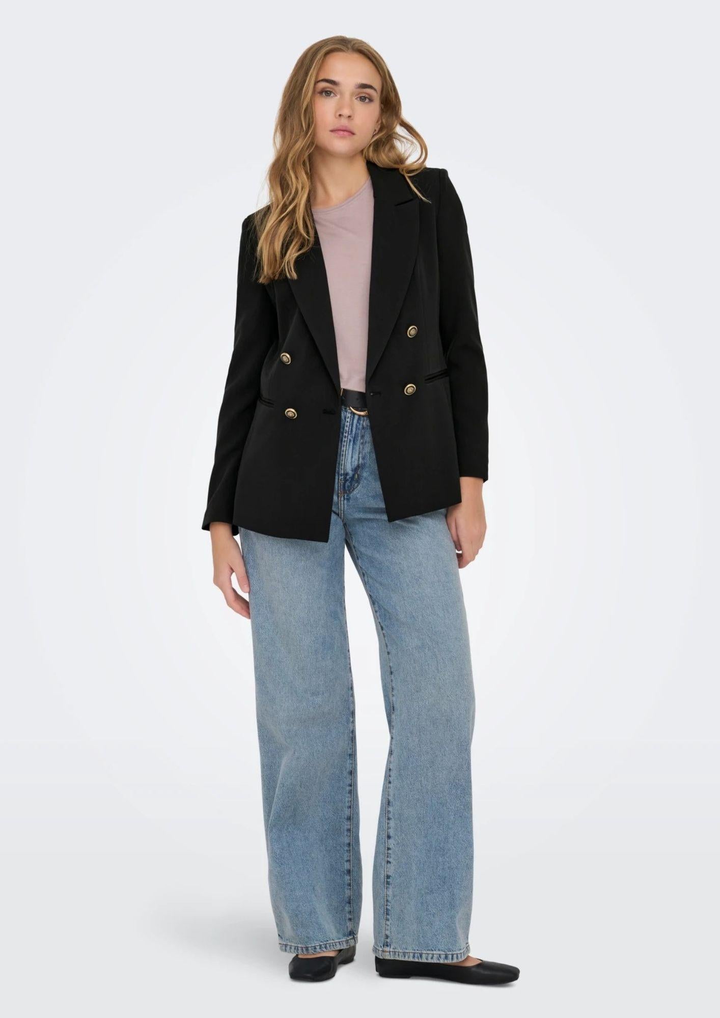 Only Giacca Donna Onlastrid Nera 15294709 Black ONLY