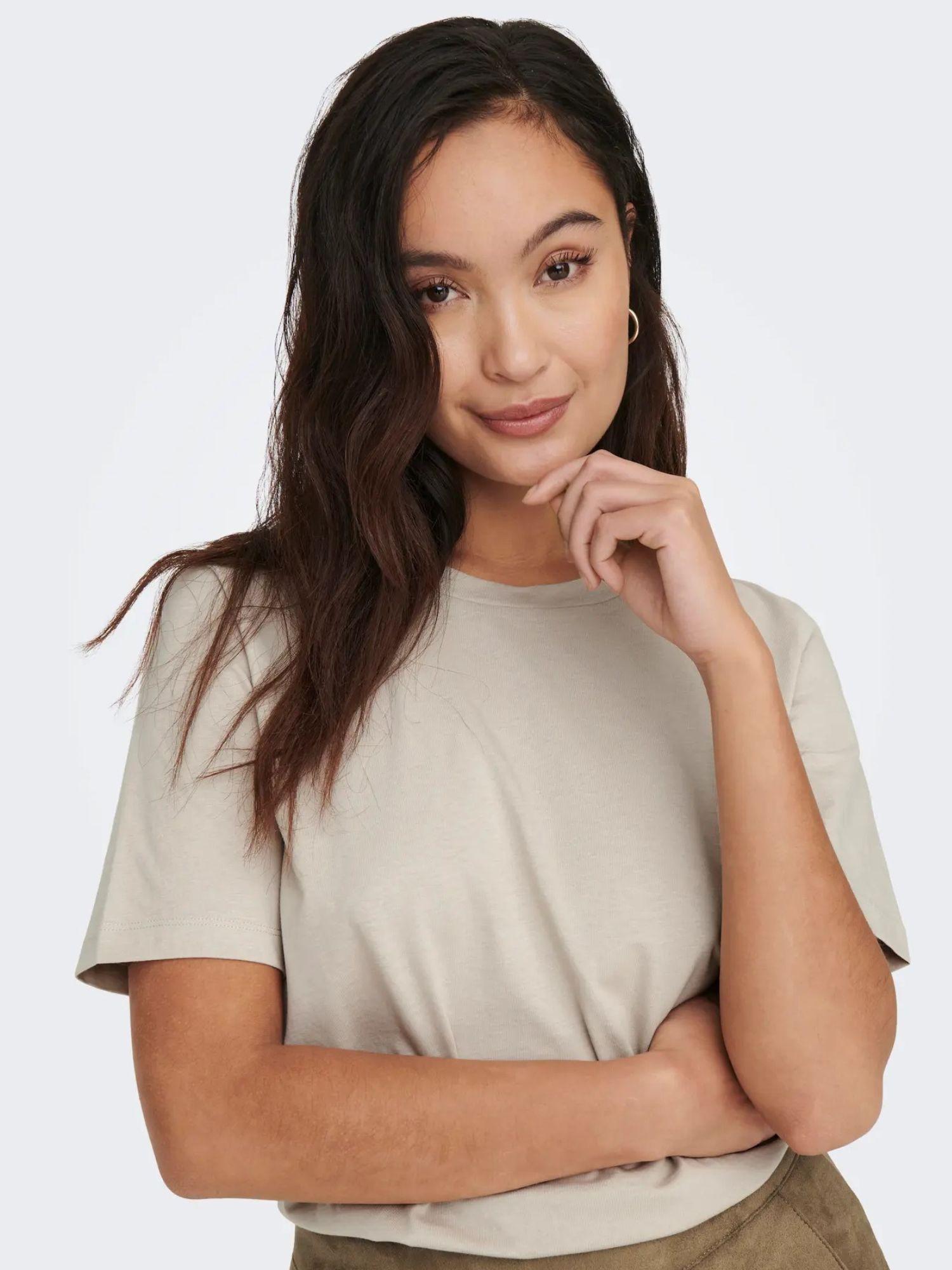 Only ONLONLY T-shirt Donna Silver Lining 15270390 Silver Lining ONLY