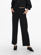 Only ONLPOPTRASH-SUKI Loose Fit Pantaloni a gamba larga Donna Nero 15235076 Black ONLY