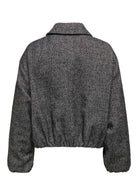 Only Giacca Invernale Donna Alberte Nera 15349212 Black Herringbone ONLY