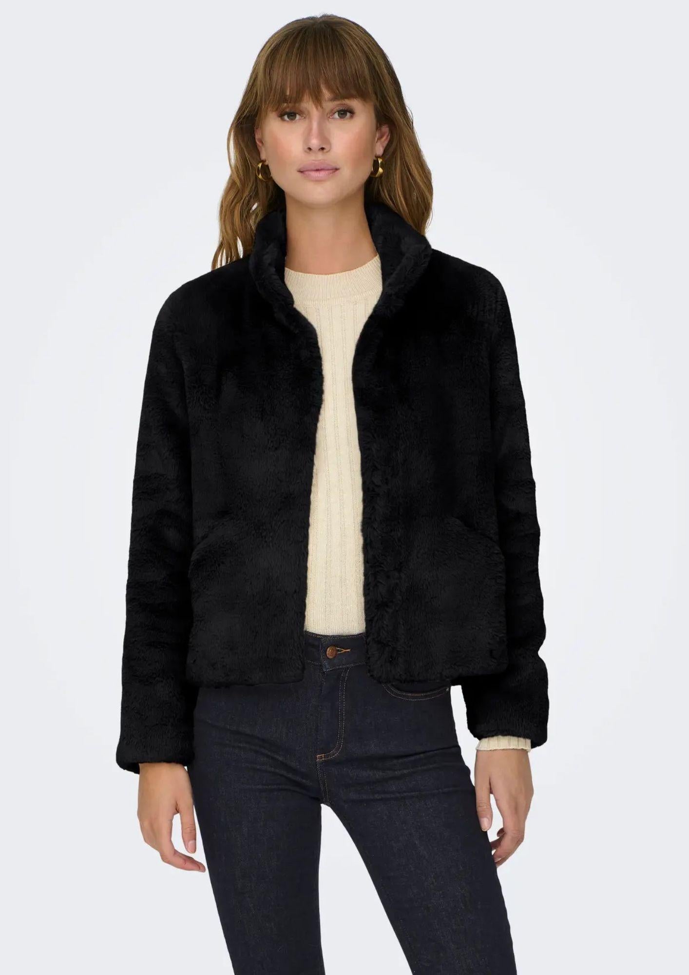 Only Giacca Invernale Donna Onlnewvida Nero 15295423 Black ONLY