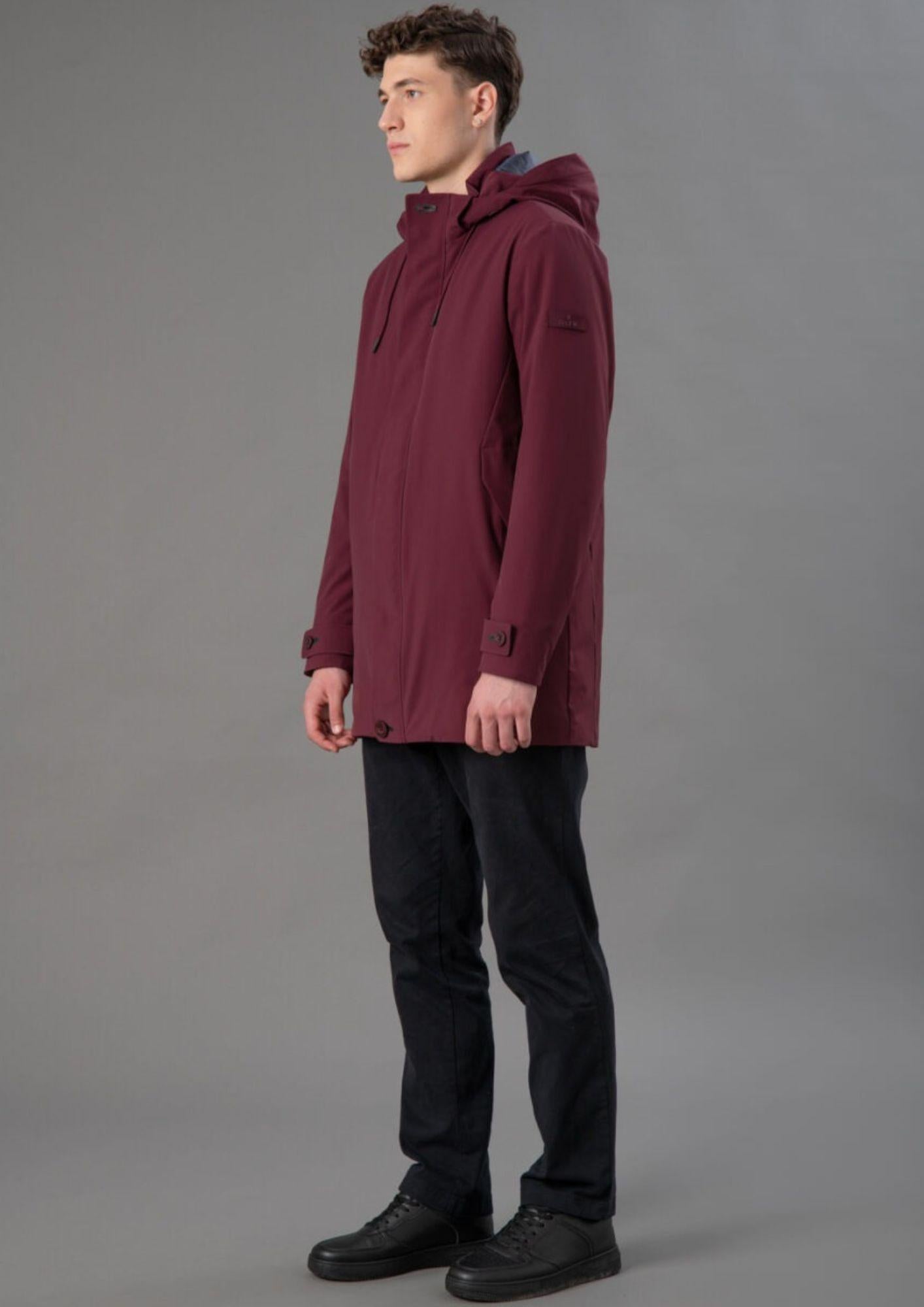 Rihunik Giacca Invernale Uomo Hugh Bordeaux RIMA252J F0120 098 RIHUNIK