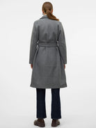 Vero Moda Cappotto Donna Fortuneaya Grigio Medio 10278330 Medium Grey Melange VERO MODA