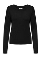 Jacqueline De Yong Maglia Donna Basica Nera 15351896 Black JACQUELINE DE YONG
