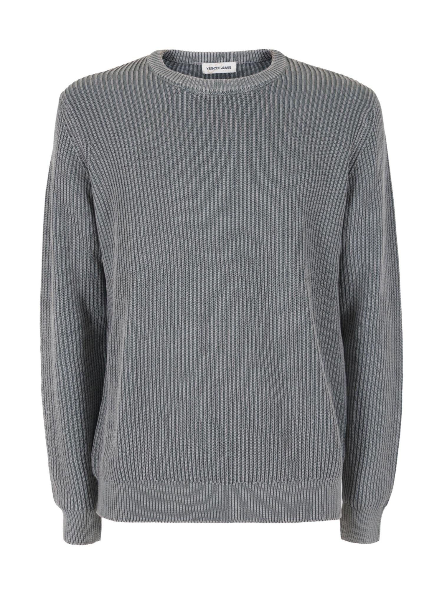 Yes Zee Maglia Girocollo Uomo Grigio chiaro M805 HN00 0846 YES ZEE