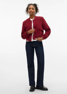Vero Moda Giacca Donna Rainie Rossa 10329729 Syrah VERO MODA