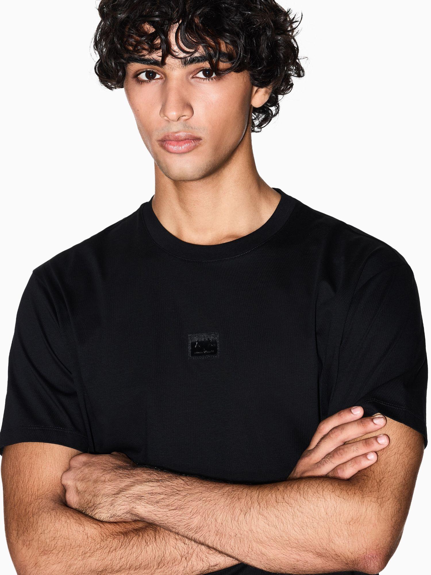 Armani Exchange T-Shirt Uomo Regular Fit Nero XM001479 AF10364 UC001 ARMANI EXCHANGE