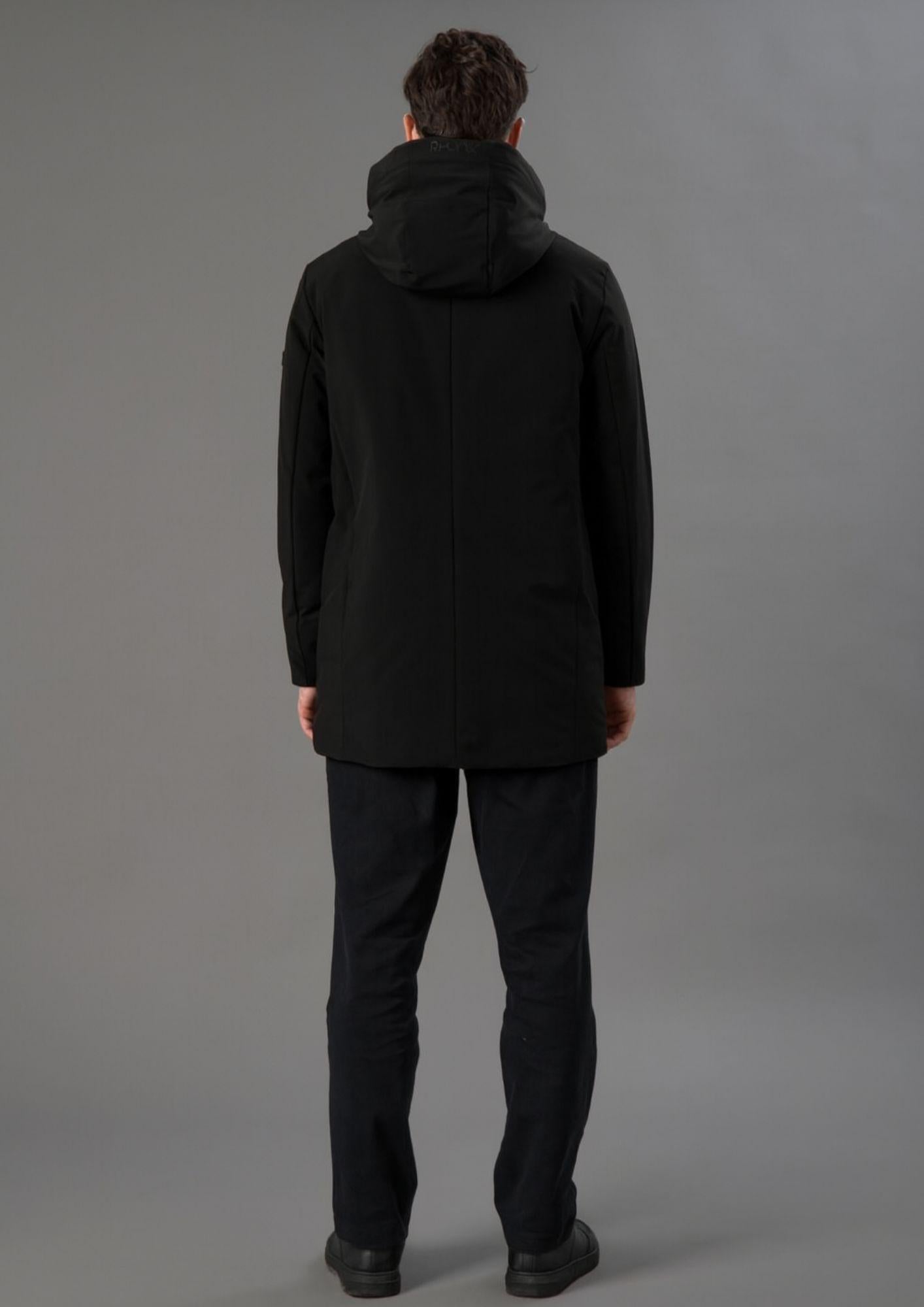 Rihunik Giacca Invernale Uomo Hugh Nera RIMA252J F0120 999 RIHUNIK