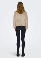 Only Giacca Invernale Donna Onlnewvida Beige 15295423 Humus ONLY