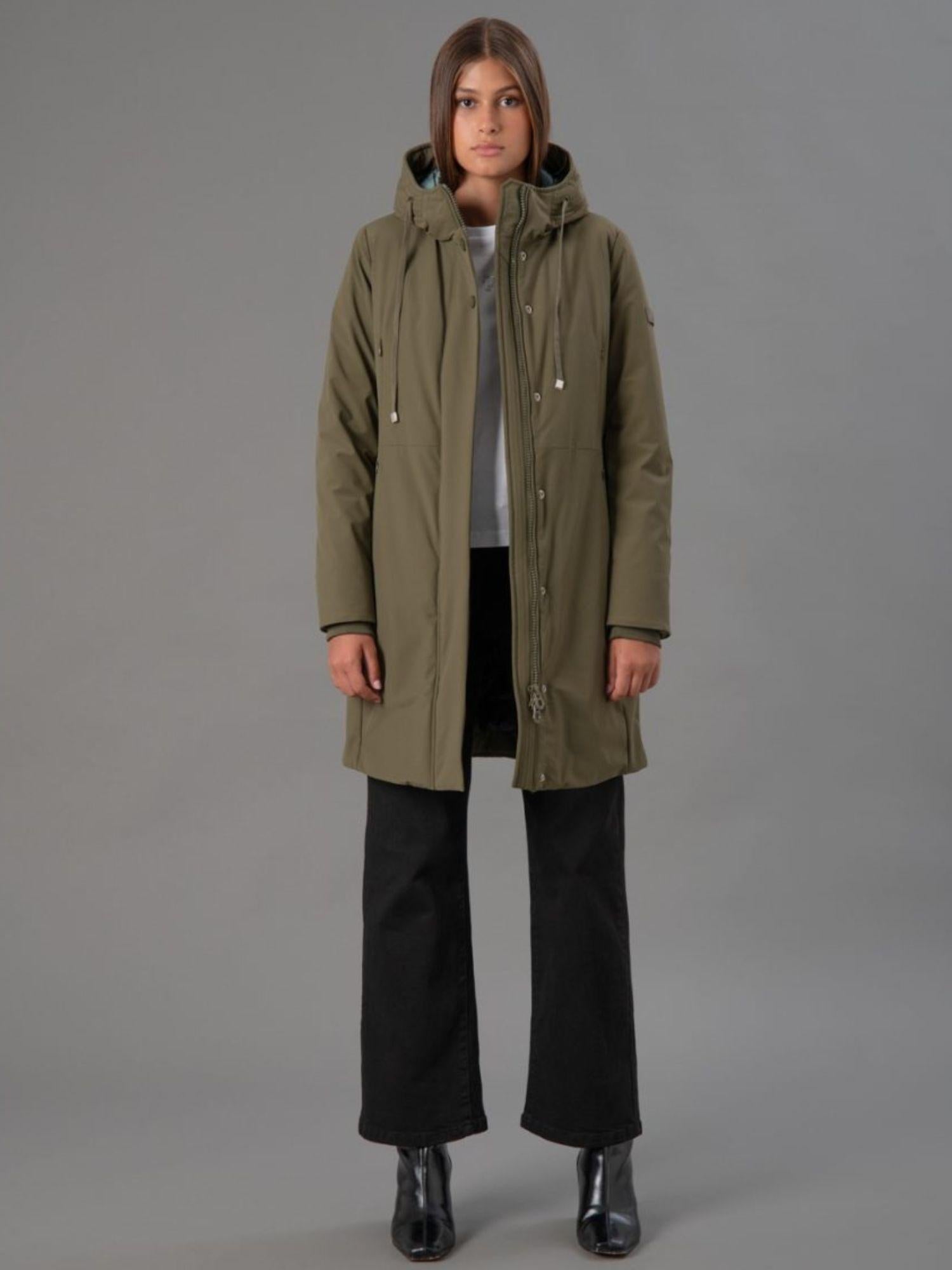 Rihunik Giacca Invernale Donna Nizza25 Verde RIW279J F0120 102 RIHUNIK