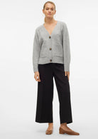 Vero Moda Cardigan Donna Boom Grigio 10320457 Light Grey Melange VERO MODA