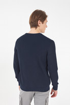Yes Zee Maglia Girocollo Uomo Blu M805 HN00 0713 YES ZEE