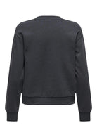Jaqueline De Yong Felpa Donna Paris Grigia 15221015 Phantom SILVER HEART JACQUELINE DE YONG