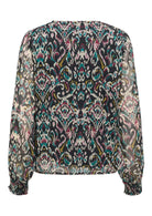 Jacqueline De Yong Top Donna Nero a Pailletes 15355429 Black PAISLEY JACQUELINE DE YONG