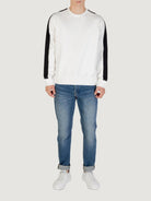 Armani Exchange Felpa Uomo Girocollo Bianco XM001296 AF10818 U0009 ARMANI EXCHANGE