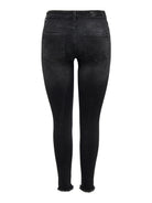 Only ONLBLUSH Vita media Skinny Fit Jeans Donna Black Denim 15157997 Black Denim ONLY
