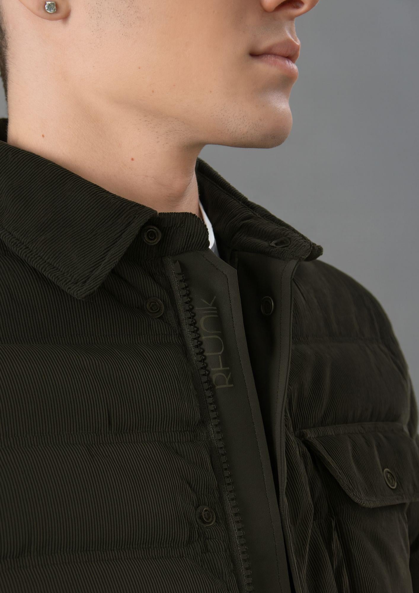 Rihunik Giacca Invernale Uomo Gordon Forest Green RIMA261J F0149 102 RIHUNIK