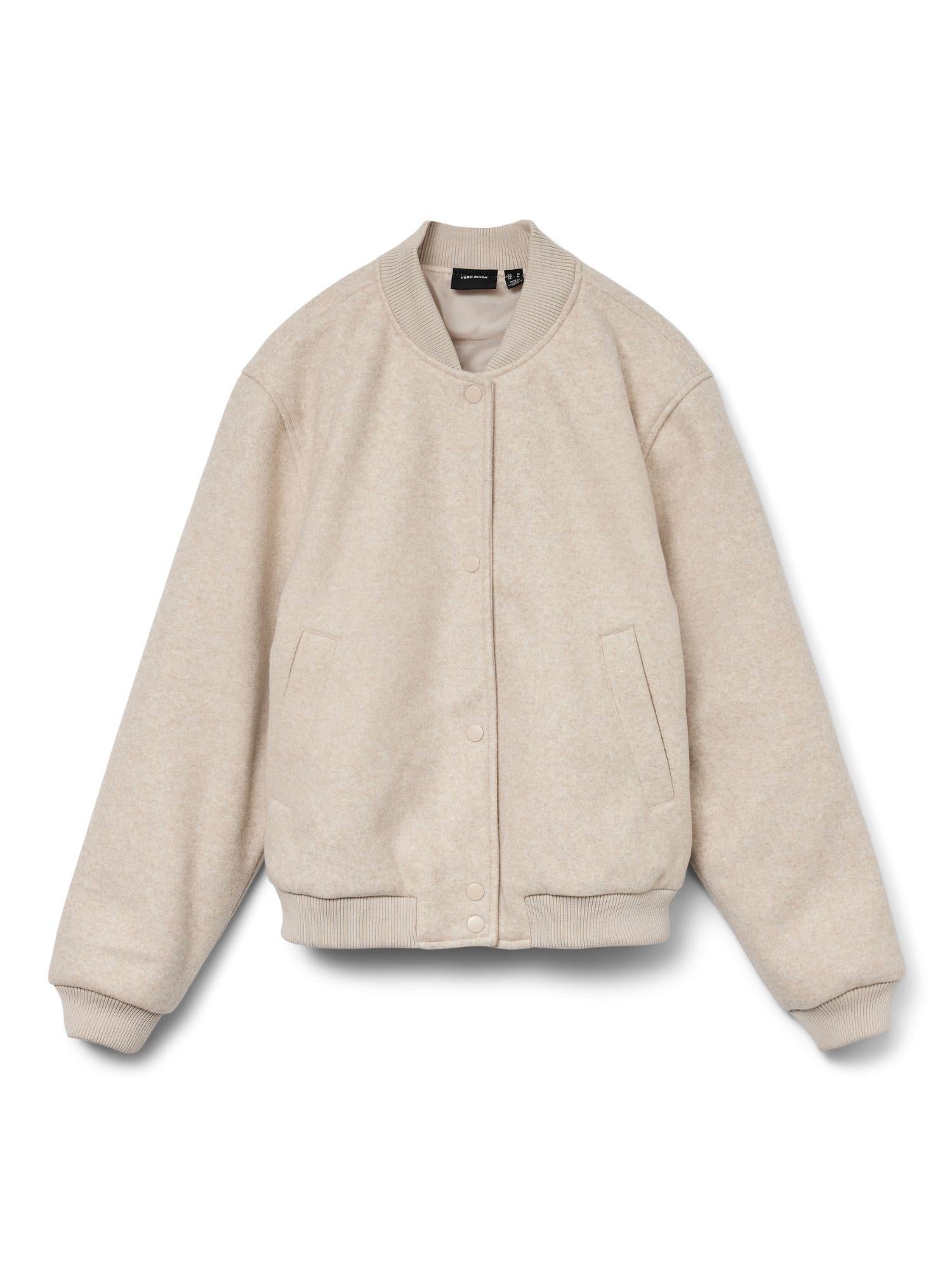 Vero Moda Giacca Invernale Donna Fortune Beige 10331816 Oatmeal melange VERO MODA