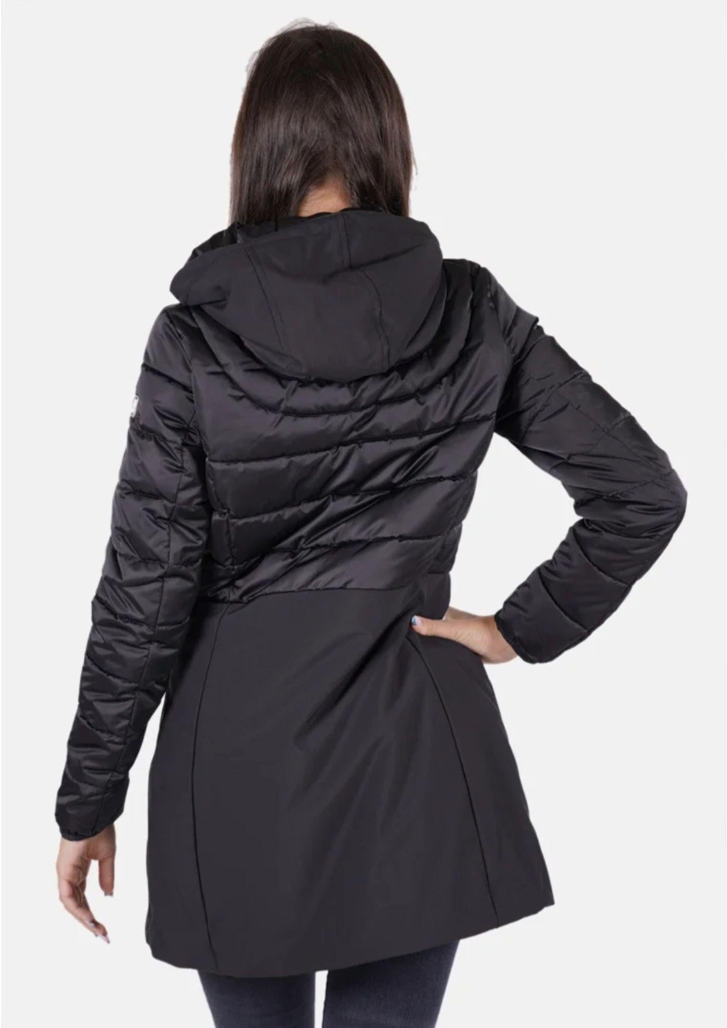 Yes Zee Cappotto Invernale Donna Nero O003 M800 0801 YES ZEE
