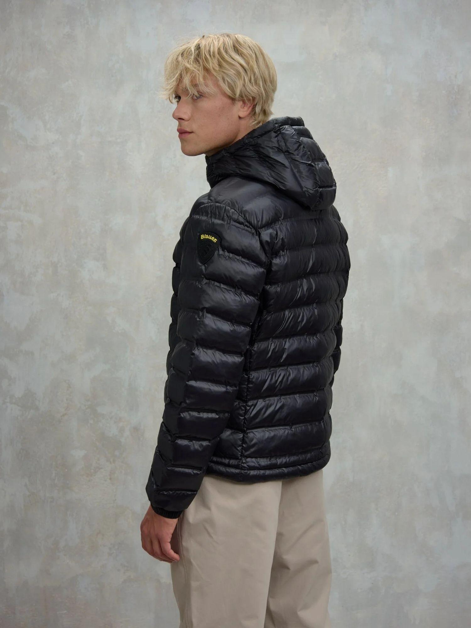 Blauer Giacca Invernale Uomo Charles Nera con Interno Verde BLUC02132 7284 999 BLAUER
