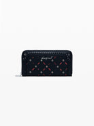 Desigual Portafoglio traforato con borchie grande Donna Nero 25WAYP33 2000 DESIGUAL