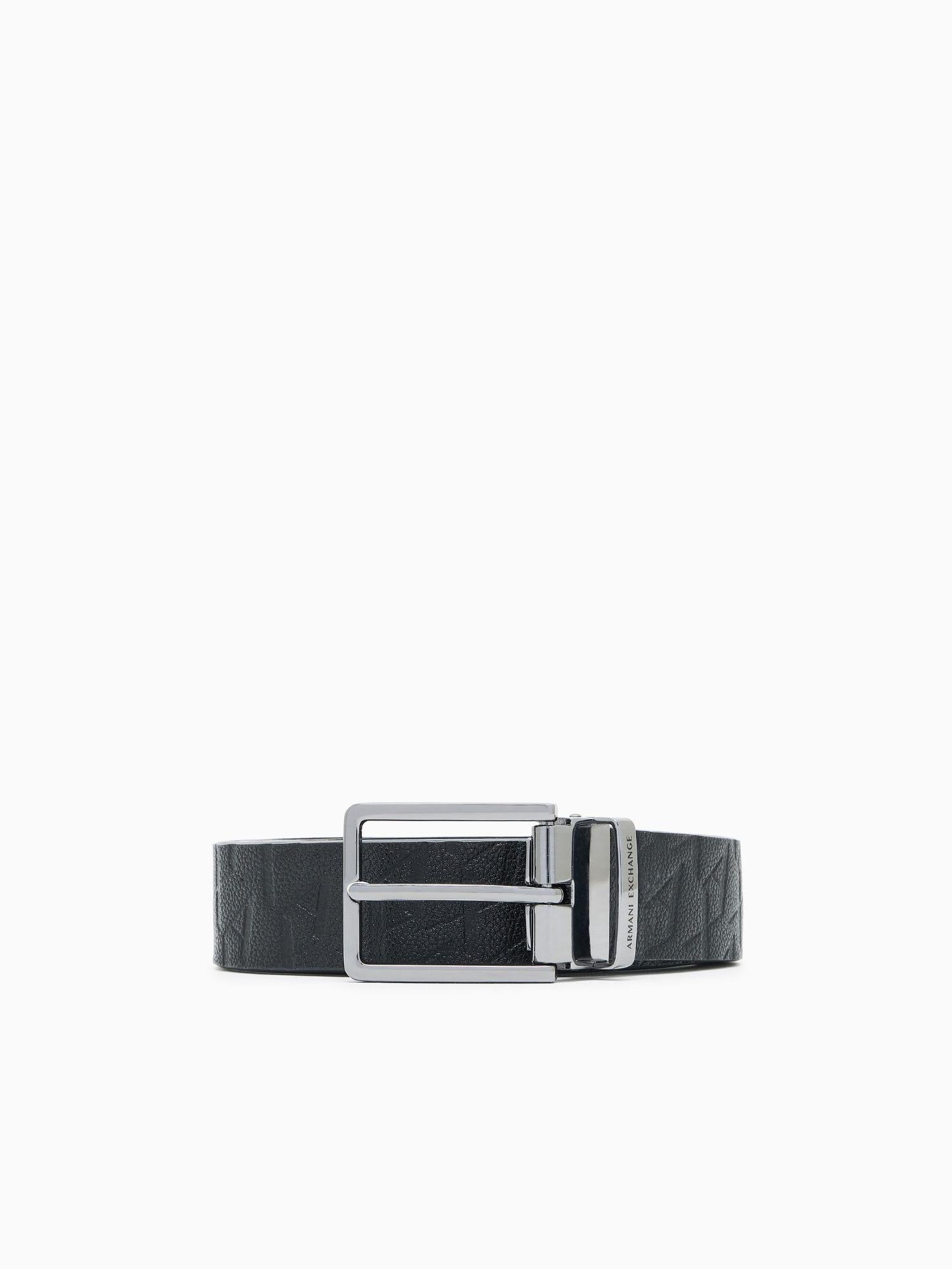 Armani Exchange Cintura con logo allover Uomo Nero XM000677 AF12133 UC001 ARMANI EXCHANGE