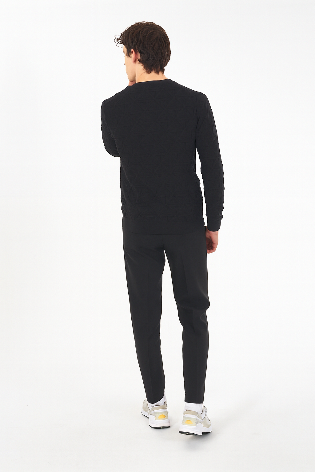 Yes Zee Maglia Uomo Nera M823 MD00 0801 YES ZEE