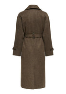 Cappotto Donna Only Gina Marrone 15353049 Seal Brown ONLY