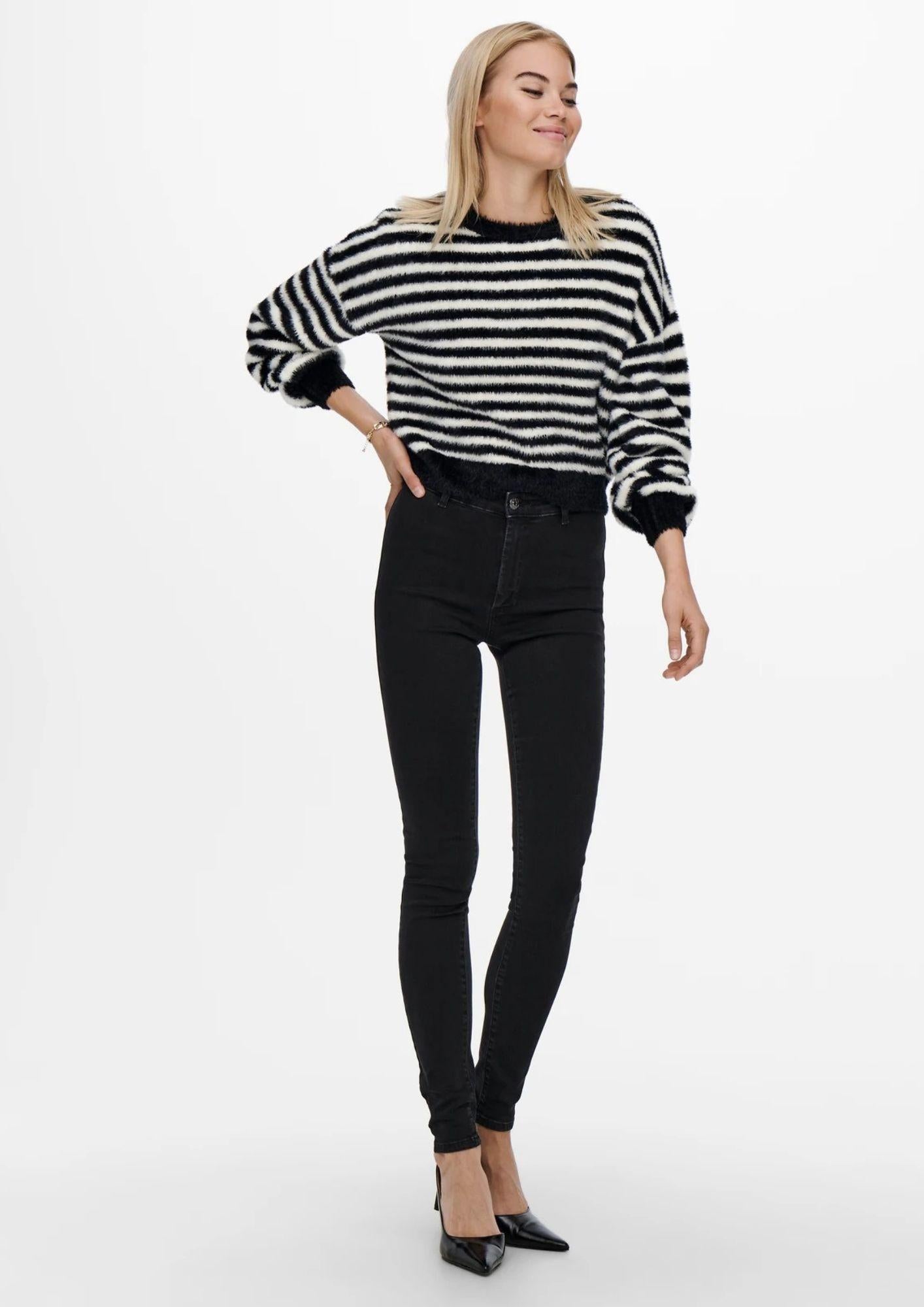 ONLY 15235973Black W. EGRET Pullover