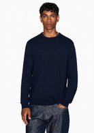 Mage girocollo in lana merino Blu Navy 8NZM3A ZM8AZ 1510 ARMANI EXCHANGE 