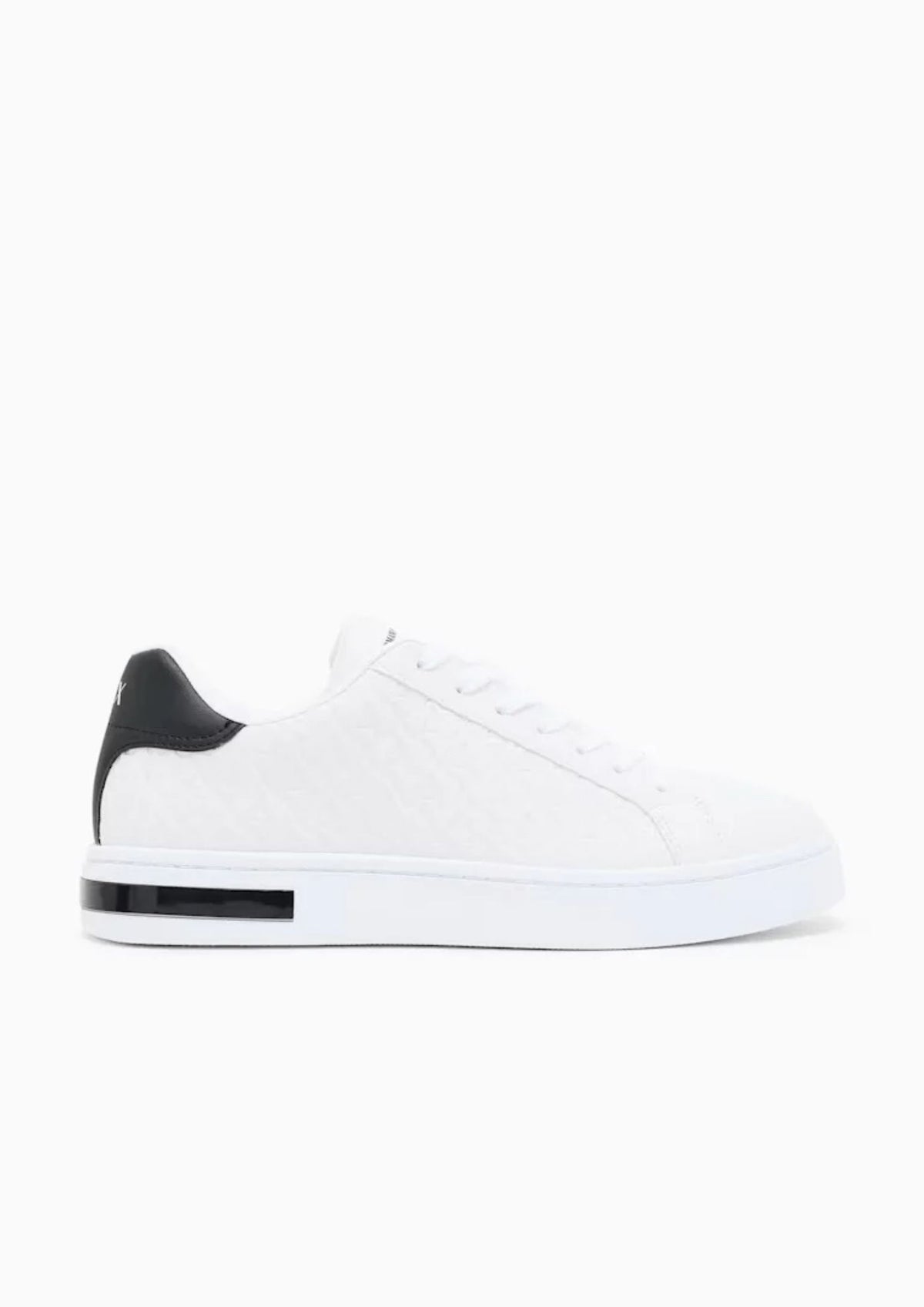 Sneakers London effetto saffiano con suola in gomma Bianca XM000140 AF11916 M0028 ARMANI EXCHANGE 