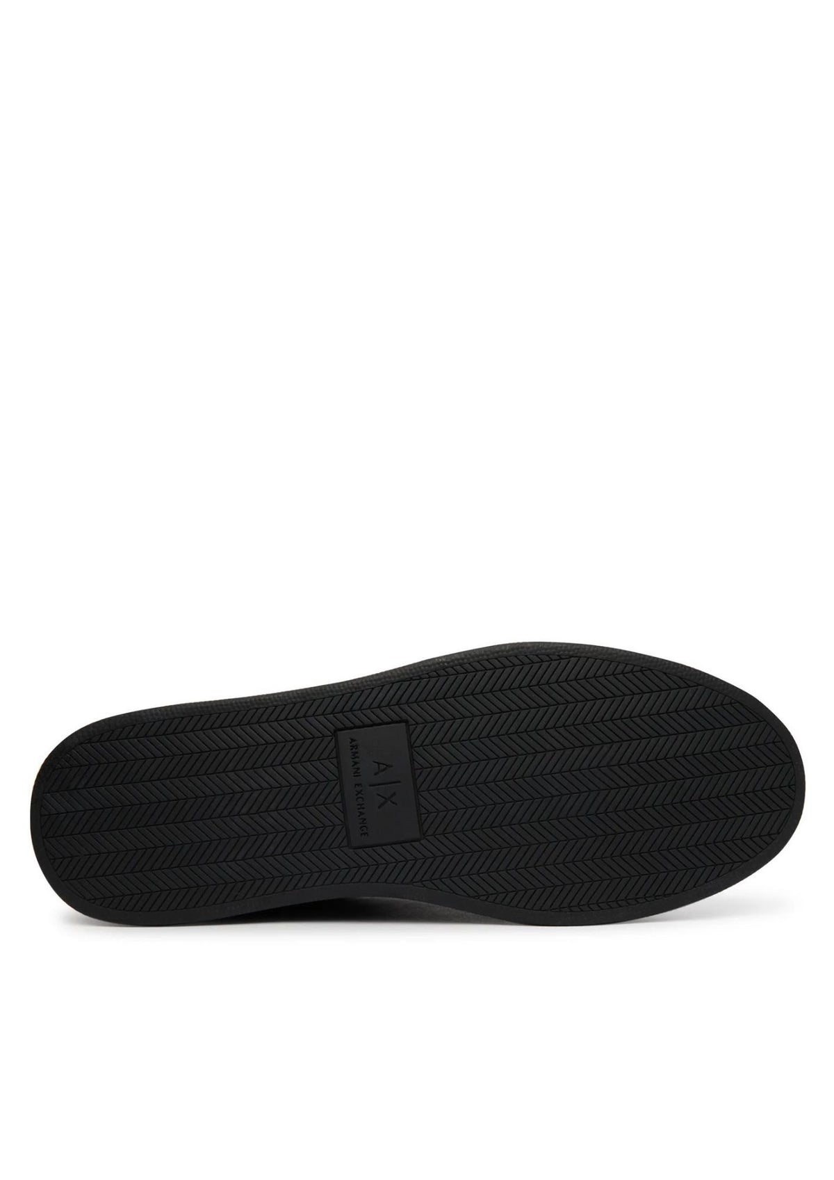 Sneakers London effetto saffiano con suola in gomma Nera XM000140 AF11916 MZ715 ARMANI EXCHANGE 