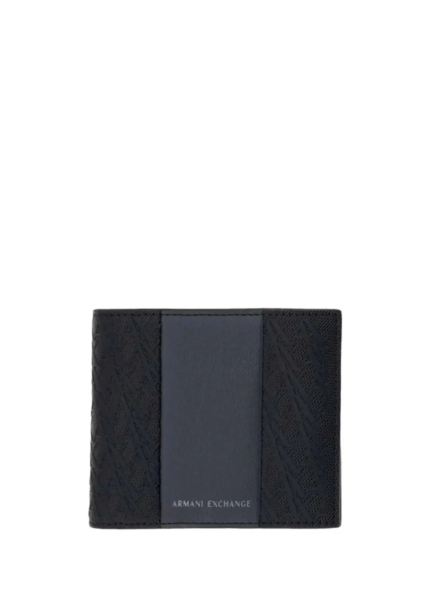 Portafoglio bifold con portamonete e logo a rilievo Nero XM000167 AF26691 MC028 ARMANI EXCHANGE 