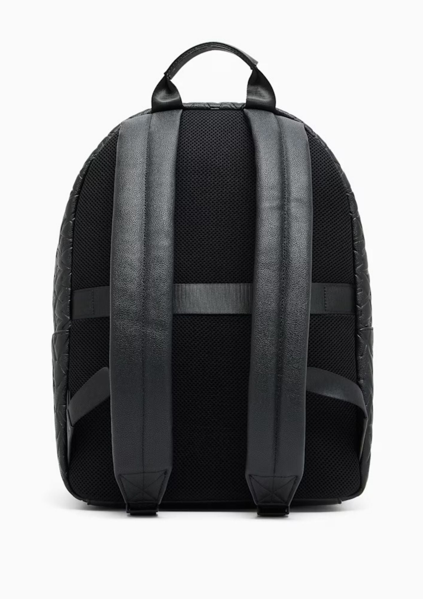 Zaino con motivo in rilievo e tasca frontale con zip Nero XM000237 AF12133 UC001 ARMANI EXCHANGE 