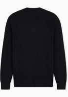 Maglione girocollo con logo in cotone viscosa e seta Icon Nero XM000338 AF12291 UC001 ARMANI EXCHANGE 